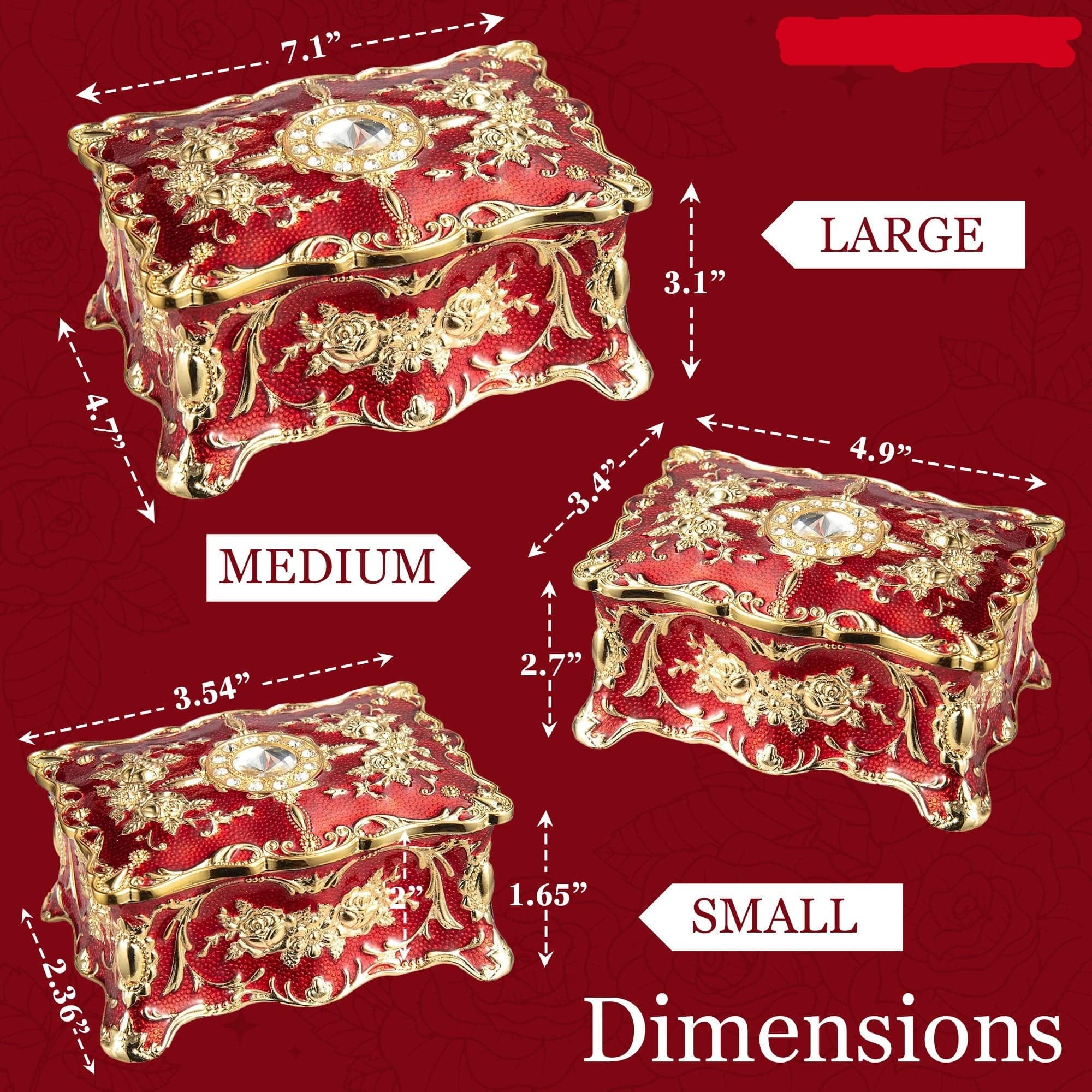 Jewelry Boxes Crown Heritage Collectibles