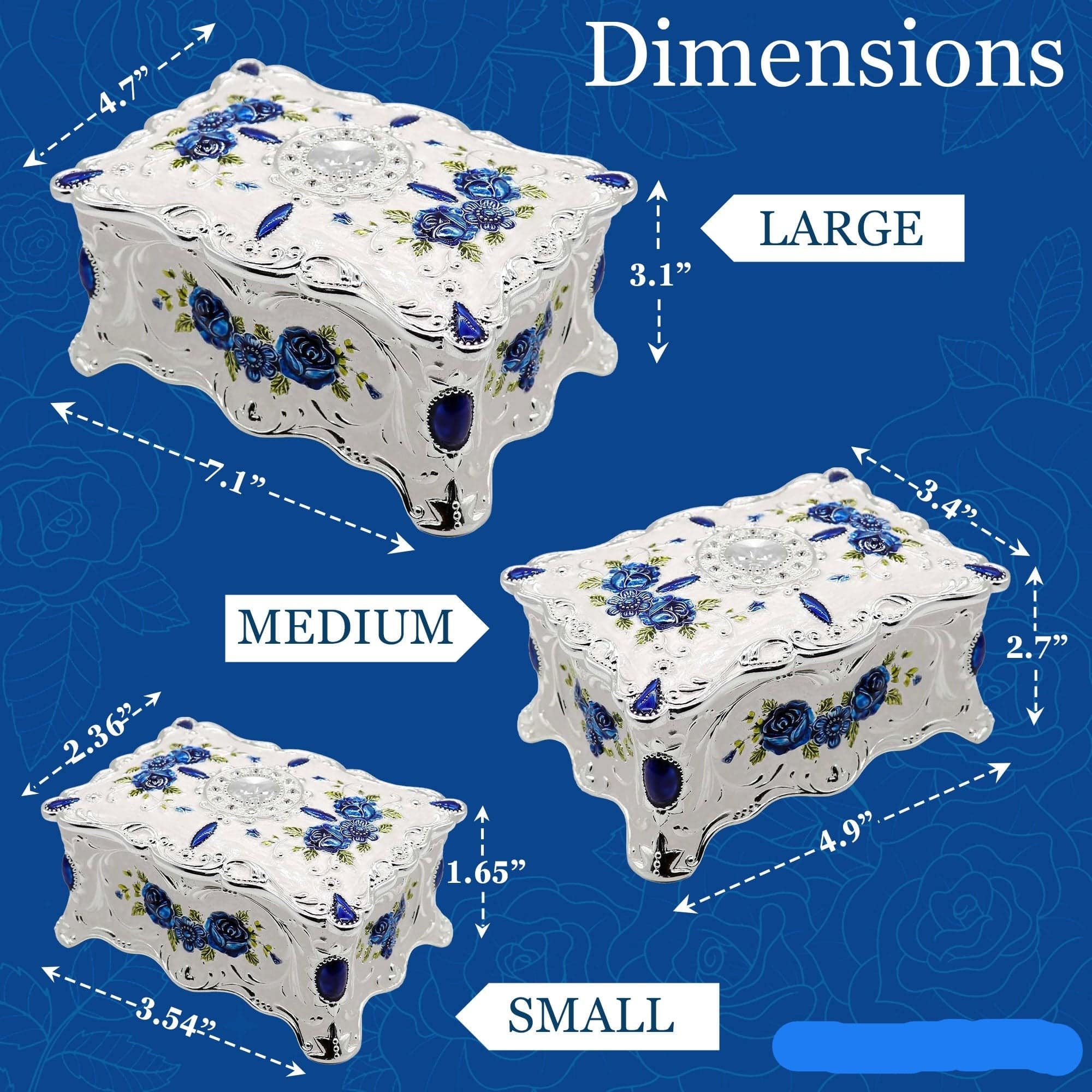 Jewelry Boxes Crown Heritage Collectibles