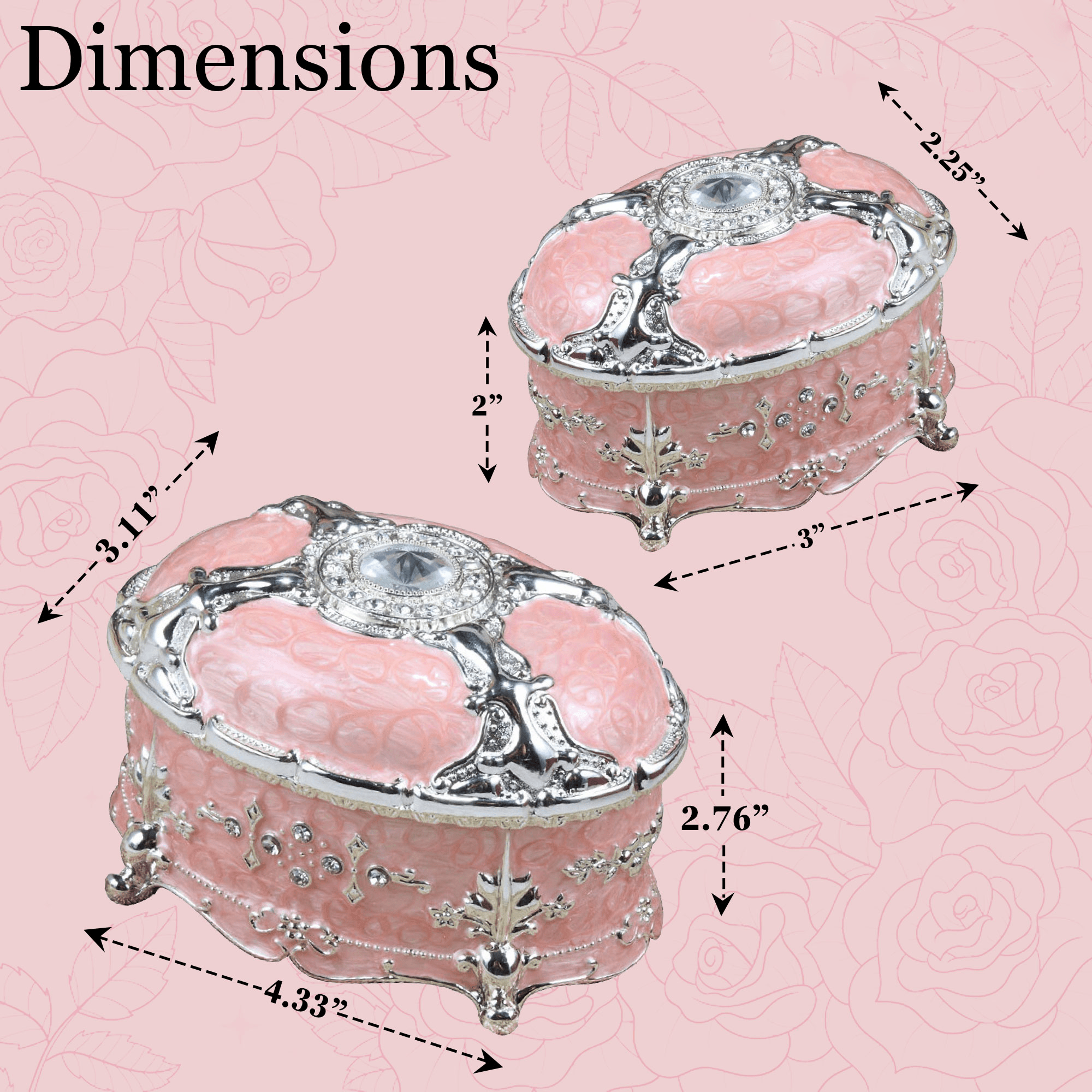 Jewelry Boxes Crown Heritage Collectibles