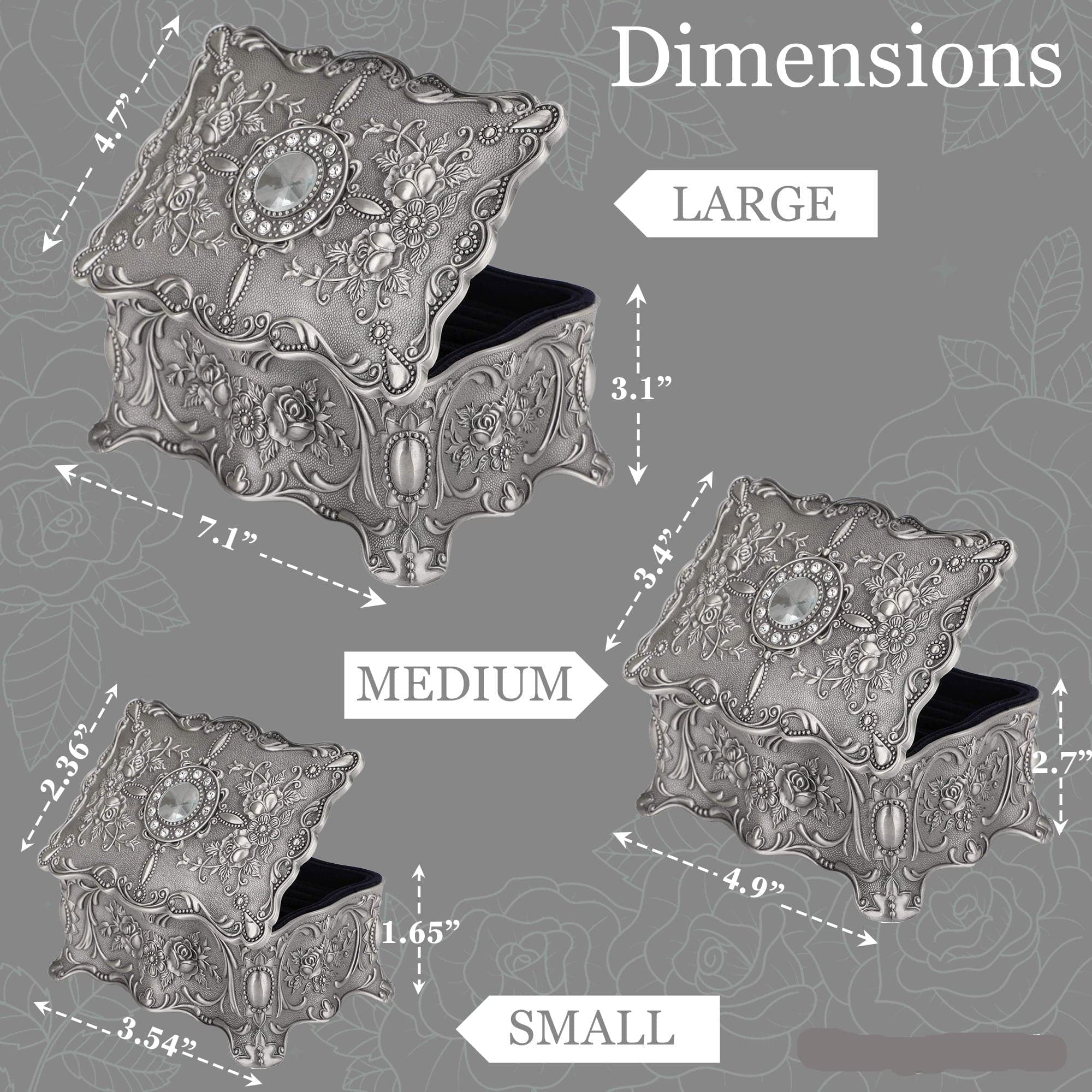 Jewelry Boxes Crown Heritage Collectibles