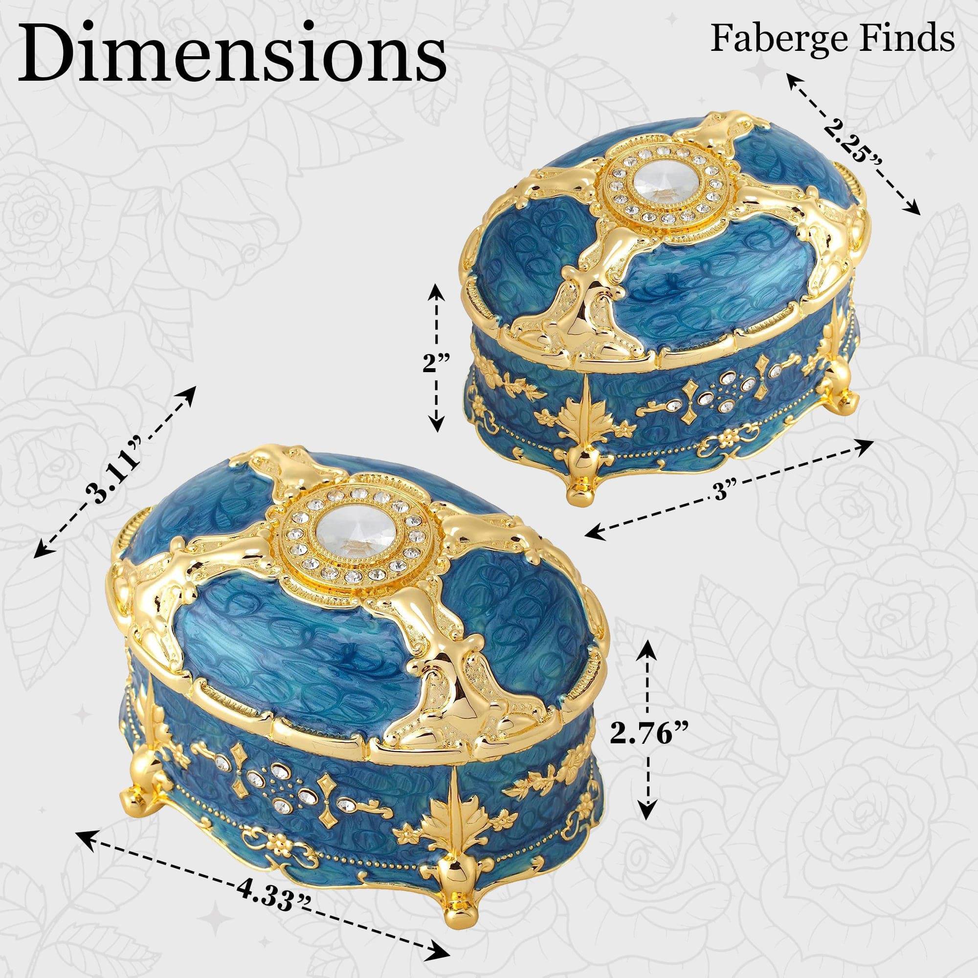 Jewelry Boxes Crown Heritage Collectibles