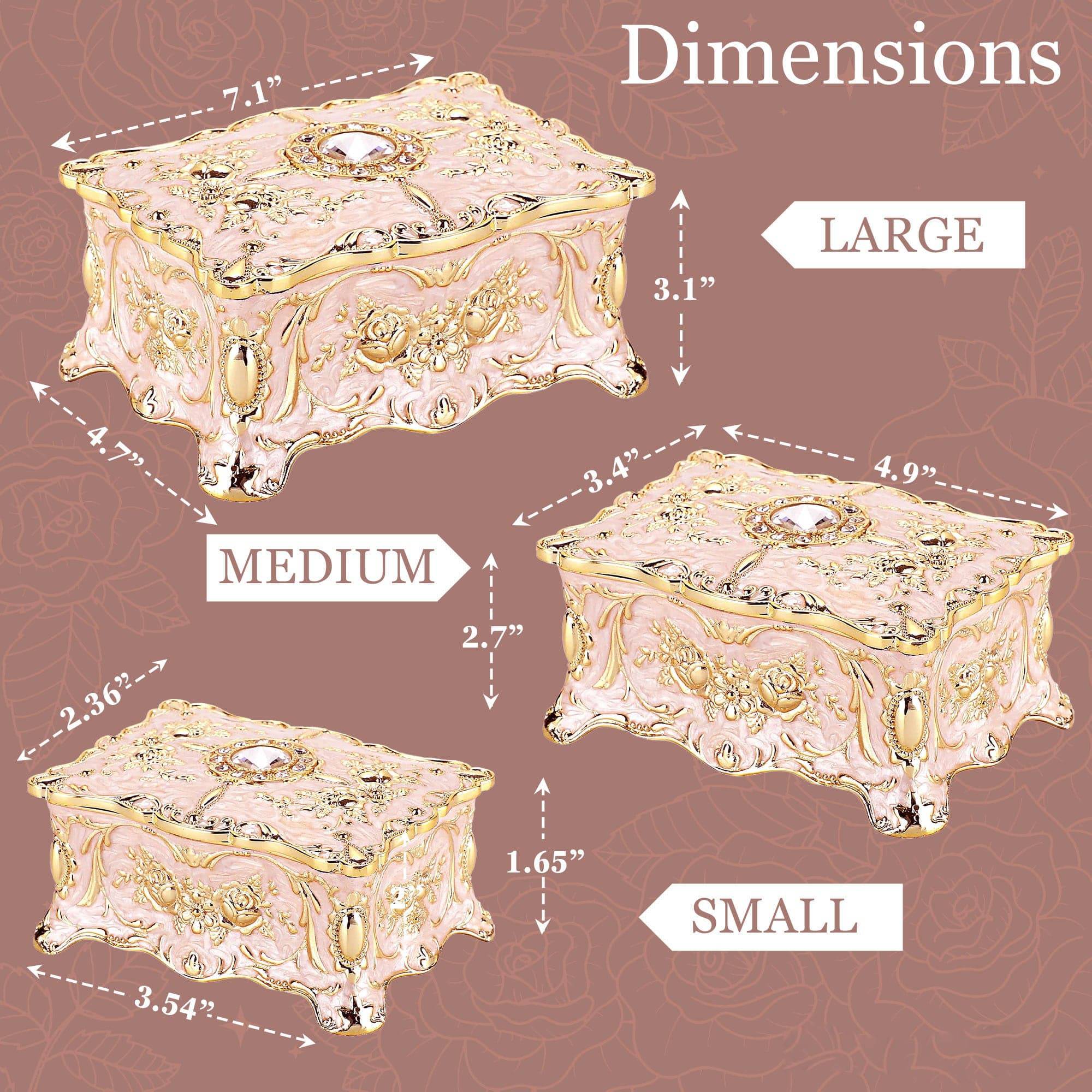 Jewelry Boxes Crown Heritage Collectibles