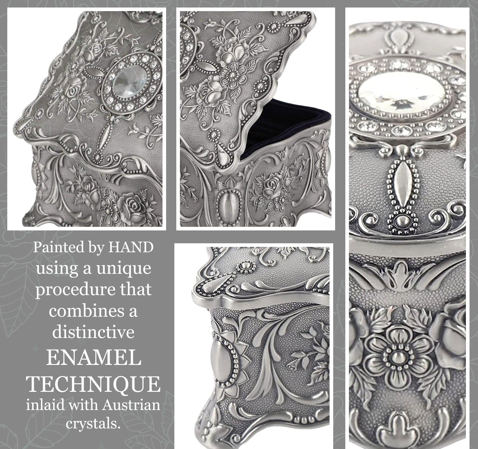 Jewelry Boxes Crown Heritage Collectibles