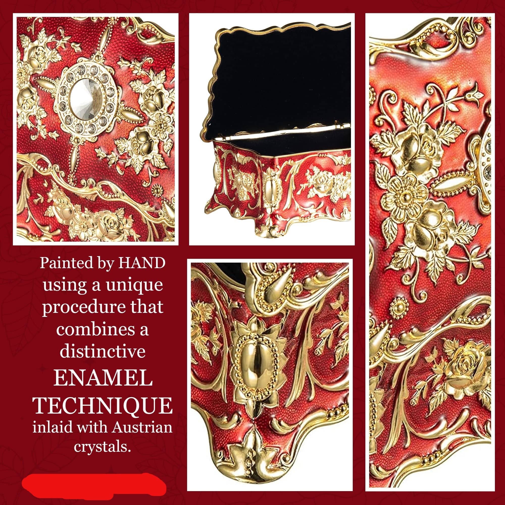 Jewelry Boxes Crown Heritage Collectibles