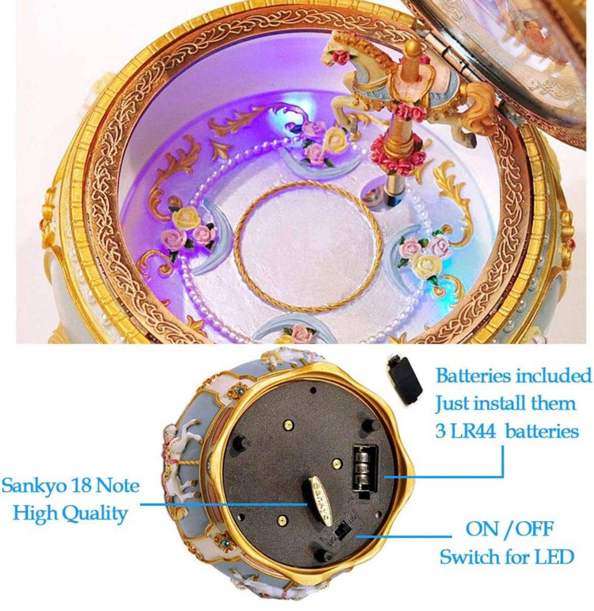 Music Boxes Crown Heritage Collectibles