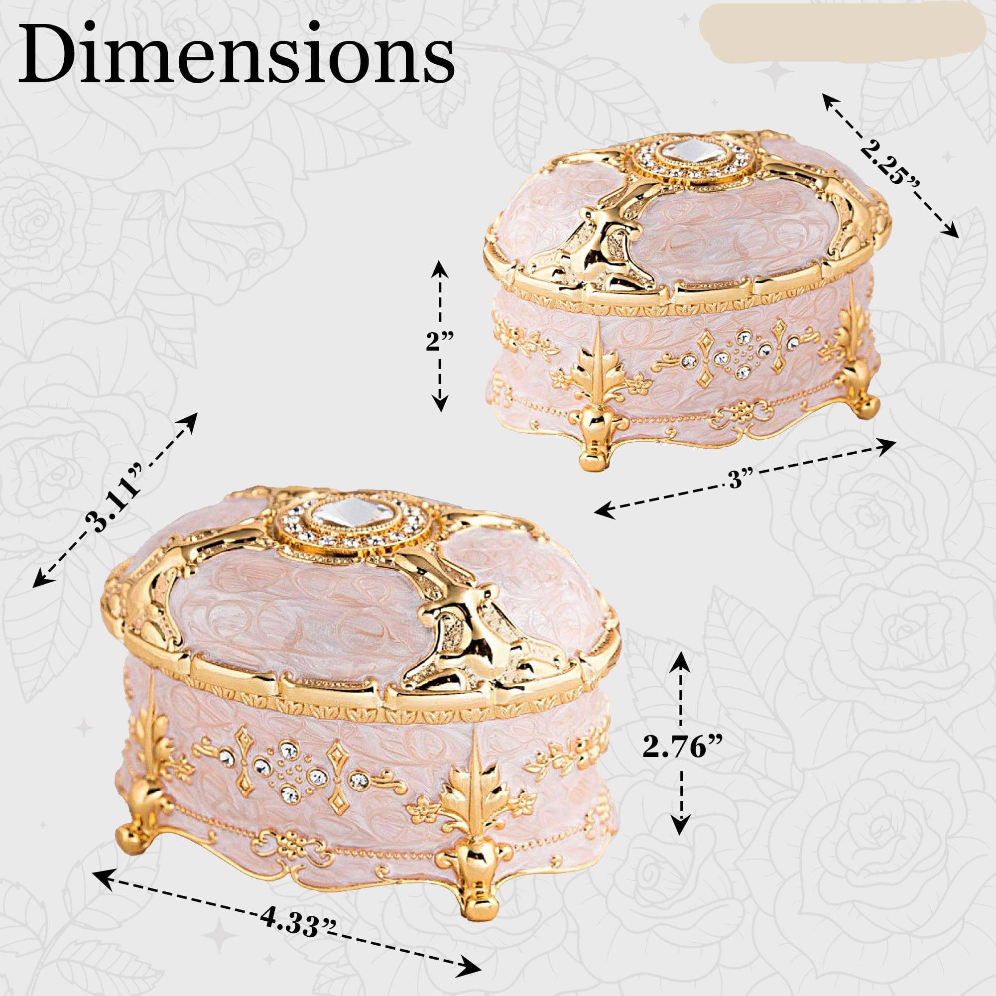 Jewelry Boxes Crown Heritage Collectibles 